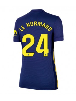 Zenske Futbalové oblečenie Atletico Madrid Robin Le Normand #24 2025-26 Krátky Rukáv - Preč Zenske Futbalové oblečenie Atletico Madrid Robin Le Normand #24 2025-26 Krátky Rukáv - Preč